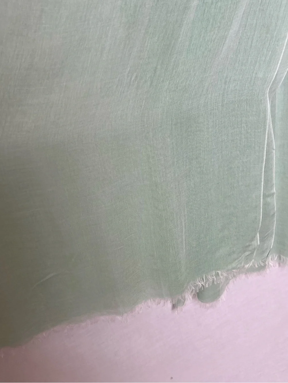 Nordstrom Mint Green Silk Blend Lightweight Scarf Wrap